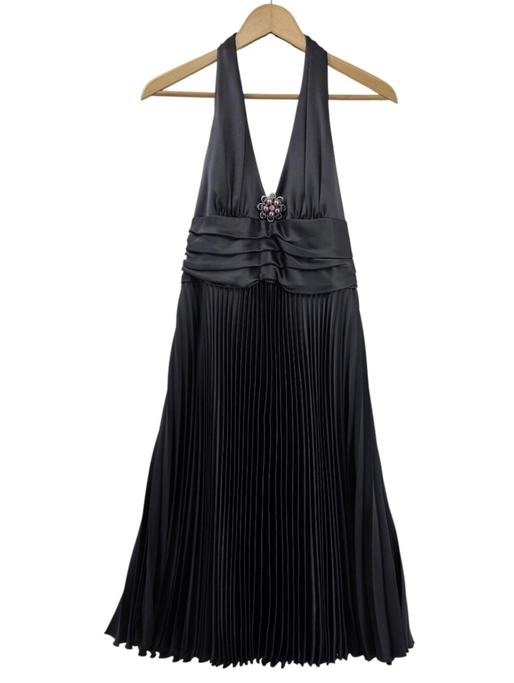 Vintage A Pea In The Pod ABS Allen Schwartz Halter Maternity Dress Women’s Small